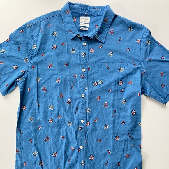 Quicksilver 4th of July Short Sleeve Shirt - Picture 2 of 10